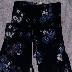 Floral Flare Bottom Pants